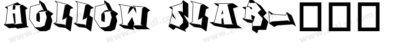 hollow SLAB字体转换 hollow SLAB字体转换